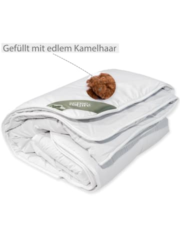 sense of nature Camel Naturhaar Bettdecke warm in weiß