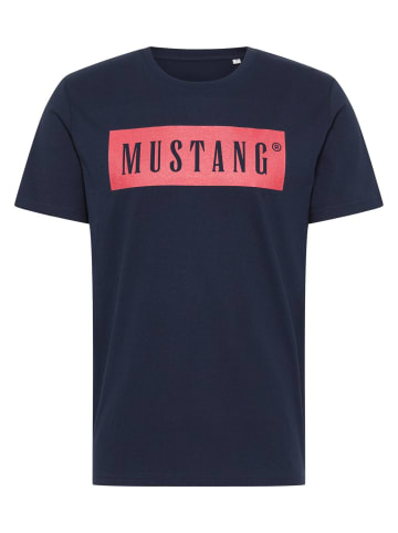 Mustang T-Shirt ALEX C LOGO in Blau