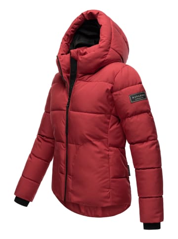Navahoo Steppjacke Lachperle XIV in Dark Red