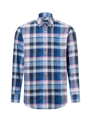Andrew James Freizeithemd in blau rosa - 0003