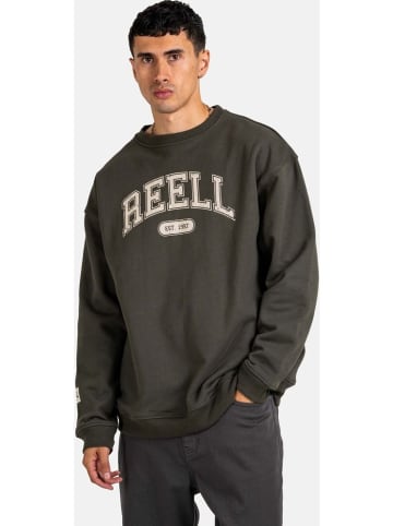 Reell Sweatjacke "Team Crewneck" in Grün