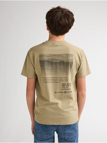 Petrol Industries T-Shirt mit Grafik-Rückenprint Serape in Braun
