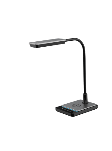 Maxcom Porto Moderne LED-Stehlampe Tischlampe mit 48 LEDs 3 Helligkeitsmodi in schwarz