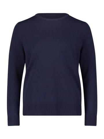 Betty Barclay Basic-Strickpullover mit Rundhalsausschnitt in dunkelblau