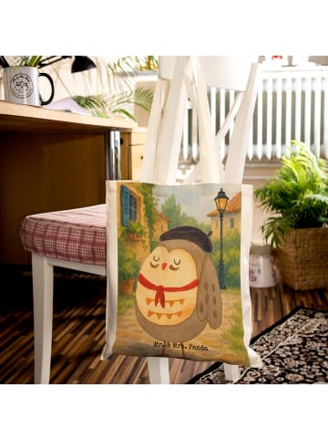 Mr. & Mrs. Panda Schultasche Eule Frankreich Design ohne Spruch in Weiß