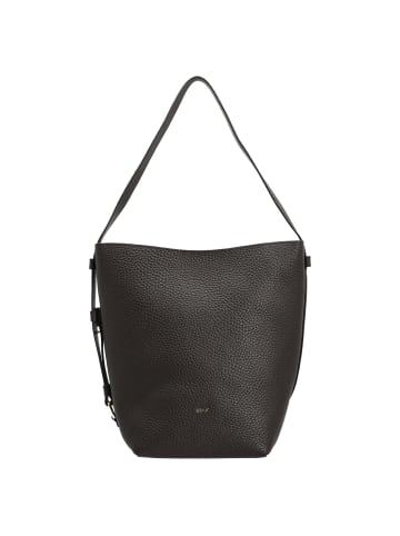 Abro Cosmo - Beuteltasche 39 cm (grey) in dark brown