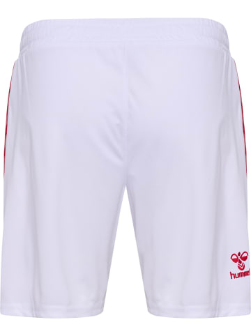 Hummel Hummel Kurze Hose 1Fck 23/24 Fußball Erwachsene Atmungsaktiv Schnelltrocknend in WHITE/TRUE RED