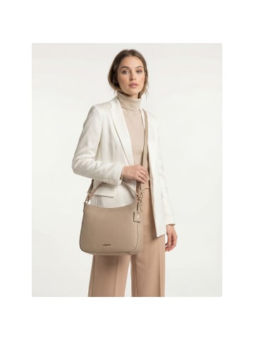 Lazarotti Bologna Leather Hobo Schultertasche Leder 27 cm sand