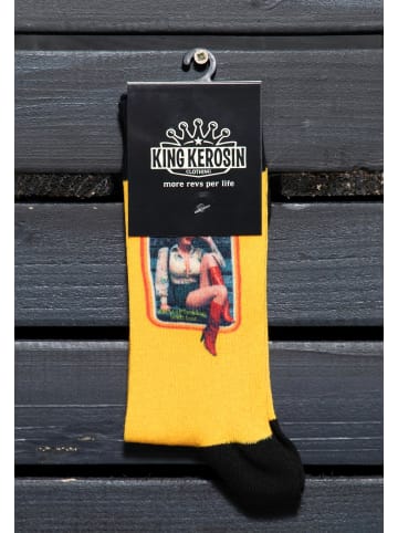 King Kerosin King Kerosin Socken Hot Dog in gelb