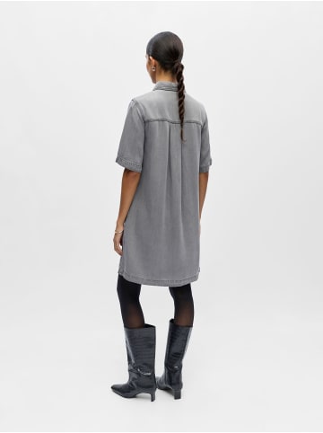 Object Minikleid in Light Grey Denim