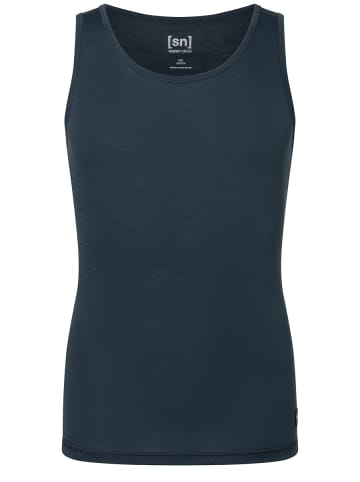 super.natural Merino Tanktop M SIERRA140 TANK in Blau