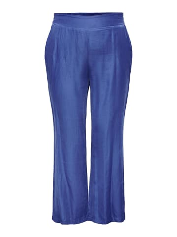 ONLY Carmakoma Hose mit weitem Beinschnitt in Dazzling Blue