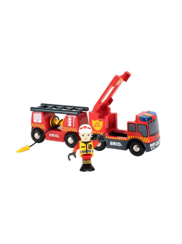 Brio Brio Aktionsspiel Feuerwehr-Leiterfahrzeug mit Licht & Sound in bunt