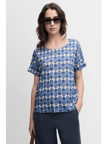 Cinque CIPHIEBY BLUSE in Royalblau Gemustert