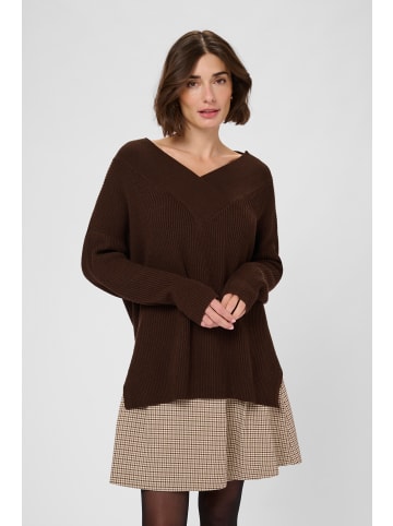 CULTURE Strickpullover CUolivia Oversize fit in Coffee Bean