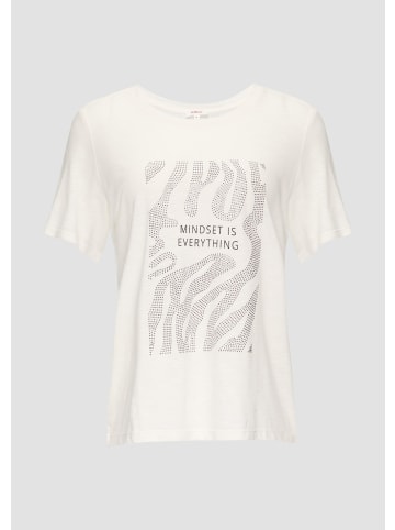 s.Oliver T-Shirt in 02D0_ecru