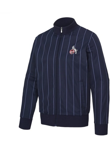 Fußballverein 1. FC Köln Sweatjacke "Trackjacke Flughafenstr." in Blau