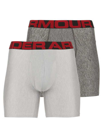 Under Armour Boxershorts Boxerjock 6 Zoll 2P in Greymix 3399