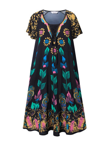 MIAMODA Jerseykleid in schwarz