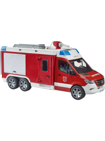 bruder Spielzeugfahrzeug MB Sprinter Feuerwehrrüstwagen mit Light + Sound - ab 4 Jahre