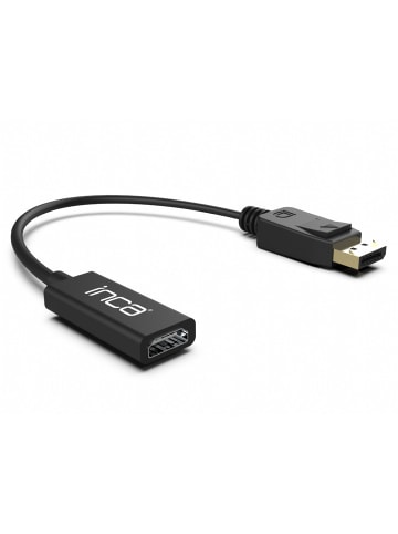 Inca INCA Displayport zu HDMI Adapter 20cm Displayport-Stecker, in Schwarz