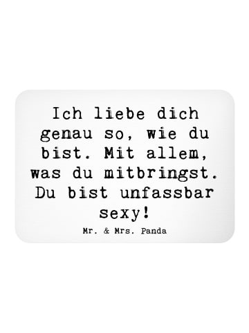 Mr. & Mrs. Panda zettelhalter Spruch Sinnlichkeit lieben mit Spruch in Weiß