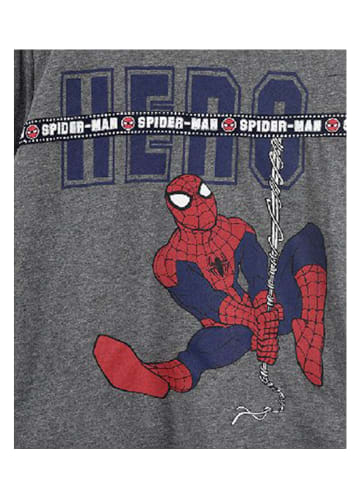 Spiderman Langarmshirt Longsleeve in Grau