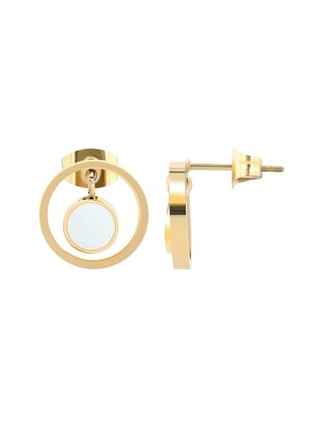 Adeliás Adeliás Damen Ohrstecker aus Edelstahl in silber