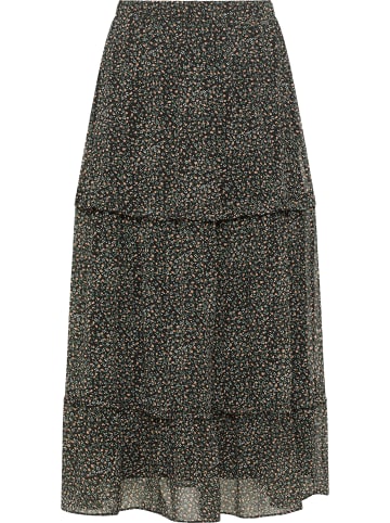 DreiMaster Damen Rock in Schwarz Mehrfarbig