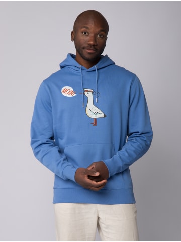 wat? Apparel Sweatshirt Moin Seagull in Bright Blue
