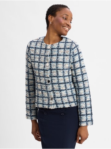 Rich & Royal Kurzblazer in hellblau ecru - 0001