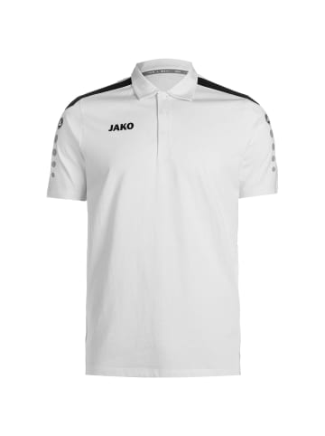 Jako Poloshirt Power in weiß / schwarz