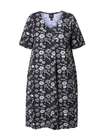 Ulla Popken Jerseykleid in schwarz
