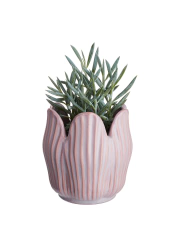 Butlers Blumenübertopf TULIP 4er-Set in Violett