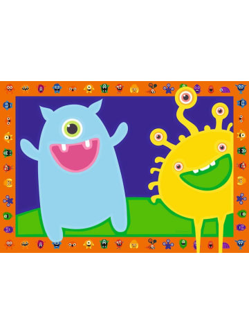 Ravensburger Ravensburger CreArt, Malen nach Zahlen Junior - Lustige Monster in bunt
