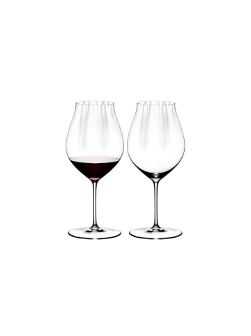 RIEDEL Glas 2er Set Pinot Noir Gläser Performance 830 ml in transparent