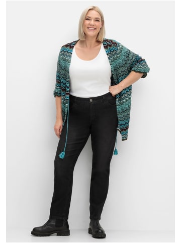 sheego Jeans in black Denim