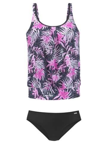 Buffalo Oversize-Tankini in marine-pink