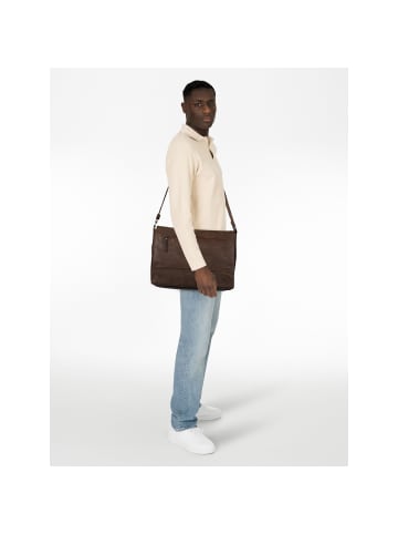 Camel Active Traces Messenger Leder 38.5 cm Laptopfach in brown