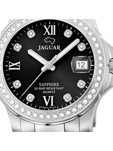 Jaguar Analog-Armbanduhr Jaguar Cosmopolitan silber mittel (ca. 34mm)