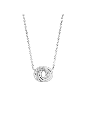 Ti Sento Milano Halskette The Infinity Rings in silber