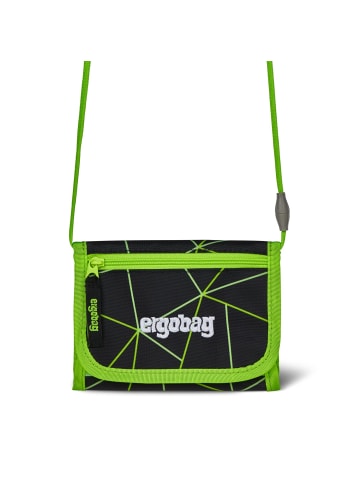Ergobag Brustbeutel CyBär Race in Grün/Schwarz