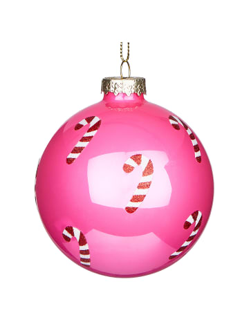 Butlers Butlers Weihnachtskugel HANG ON Candy Cane in Pink