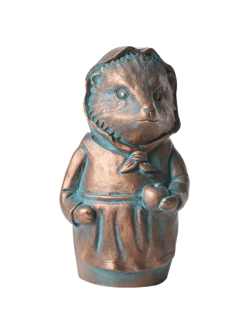 Beliani Gartenfigur LOLA in Braun/Blau - (W) 22 x (H) 37 x (L) 16 cm