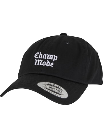 Mister Tee Cap "Champ Mode Dad Cap Low Profile Cotton Twill" in Schwarz