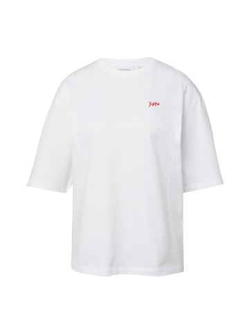 comma T-Shirt in weiß rot