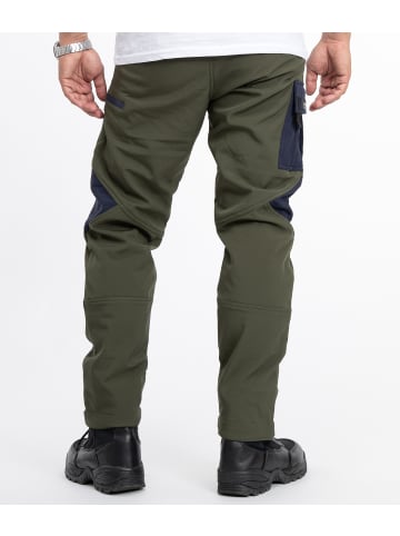 Rock Creek Softshellhose in Dunkelgrün
