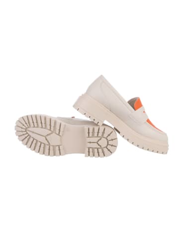 Ital-Design Halbschuh in Beige und Orange