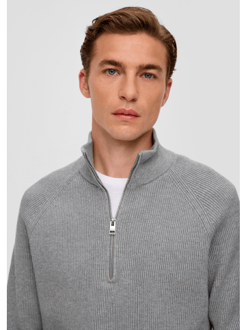 s.Oliver Strickpullover langarm in Grau