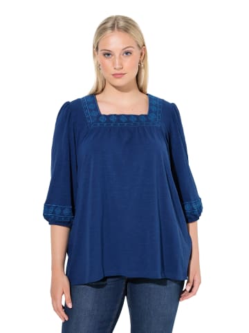 Ulla Popken Shirt in dunkelblau